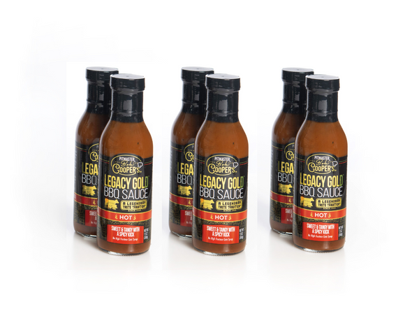 Legacy Gold BBQ Sauce 6-Pack