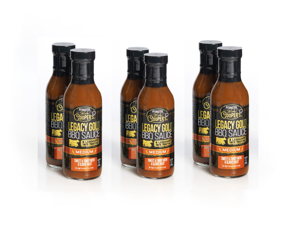Legacy Gold BBQ Sauce 6-Pack