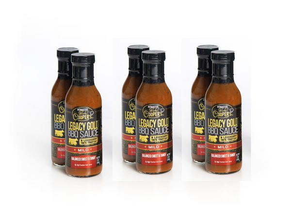 Legacy Gold BBQ Sauce 6-Pack