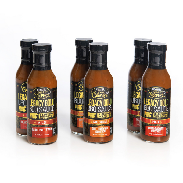 Legacy Gold BBQ Sauce 6-Pack